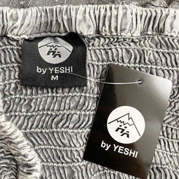 NWT Himalayan Arts Wear Boho Embroidered Gray Halter Maxi Dress Size Medium NEW - Picture 7 of 12